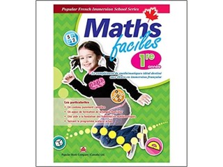 Maths faciles Grade 1: Canadian curriculum math workbook for Grade