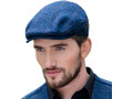 mens-donegal-tweed-flat-cap-traditional-style-modern-fashion-item-blue-small-0