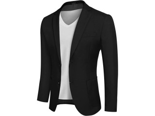 COOFANDY Men's Casual Sports Coats Lightweight Suit Blazer Jackets One Button