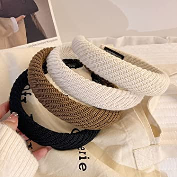 2-pcs-wide-headbands-for-womenfashion-wool-knitted-headband-wide-brim-elastic-hair-hoopssolid-color-vintage-winter-headbands-for-washing-facesports-big-1