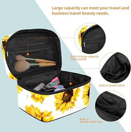 makeup-bag-travel-toiletry-bag-cute-traveling-brush-bag-cosmetic-organizer-bag-for-women-yellow-watercolor-sunflower-big-1