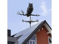 retro-metal-owl-weathervane-outdoor-yard-garden-30-tall-iron-art-weather-vane-for-paddock-roof-small-0