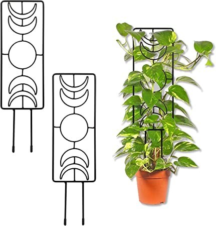 2-pack-plant-trellis-metal-climbing-plant-support-with-moon-pattern-big-0