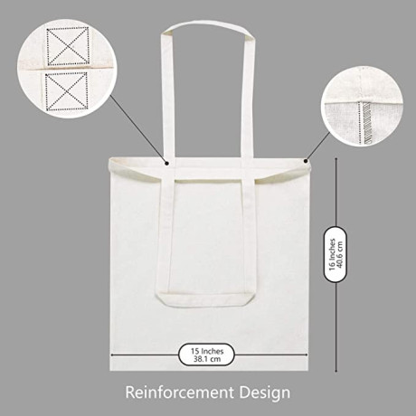 topdesign-5-12-24-48-pack-economical-cotton-tote-bag-lightweight-medium-reusable-grocery-shopping-cloth-bags-big-2