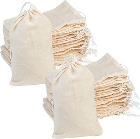 100pcs-cotton-drawstring-bags-reusable-muslin-bag-natural-cotton-bags-with-drawstring-produce-bags-bulk-gift-bag-jewelry-pouch-for-party-wedding-big-1
