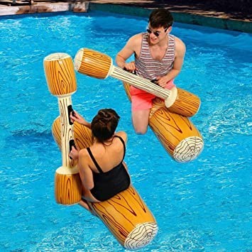 fudosan-inflatable-pool-floats-pool-party-play-boat-raft-collision-toys-wood-grain-big-2