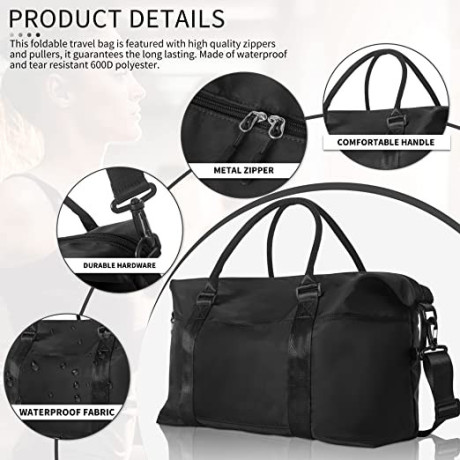 ithwiu-travel-gym-bag-for-woman-weekender-sports-duffel-bag-overnight-bag-with-wet-pocket-and-trolley-sleeve-black-big-2