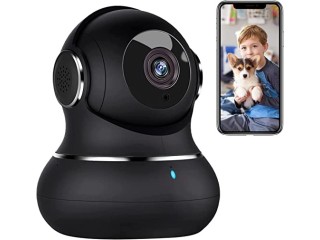 Little elf Camera, Pet Camera with 360 Motion Tracking, IR Night Vision