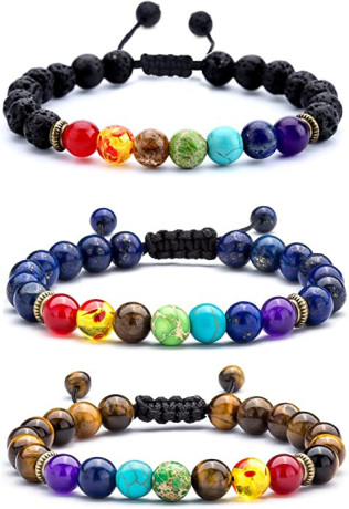 hamoery-men-women-8mm-lava-rock-chakra-beads-bracelet-braided-rope-stone-agate-bracelet-bangle-big-0