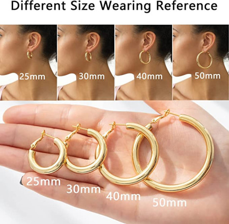 thick-gold-hoop-earrings-lightweight-howllow-tube-hoops-chunky-gold-for-women-hypoallergenic-big-earring-25mm-30mm-40mm-50mm-big-1