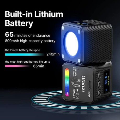 ulanzi-l2-rgb-cob-video-light-mini-cube-lights-led-camera-light-360-full-color-portable-photography-video-lighting-big-0