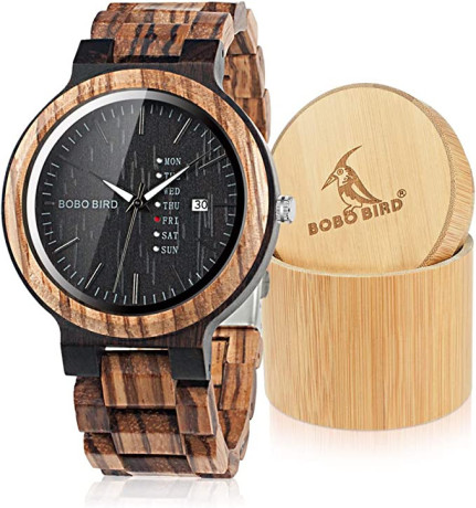 bobo-bird-week-and-date-multi-functional-display-mens-zebra-wooden-quartz-watch-handmade-casual-wristwatches-with-gift-box-big-0