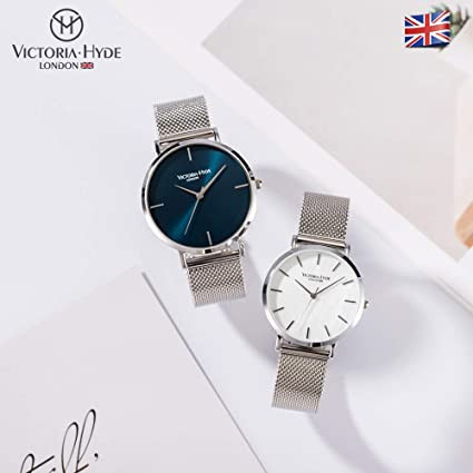 victoria-hyde-couple-watches-men-women-stainless-steel-mesh-band-his-and-hers-waterproof-quartz-wristwatch-for-lovers-gifts-set-big-0