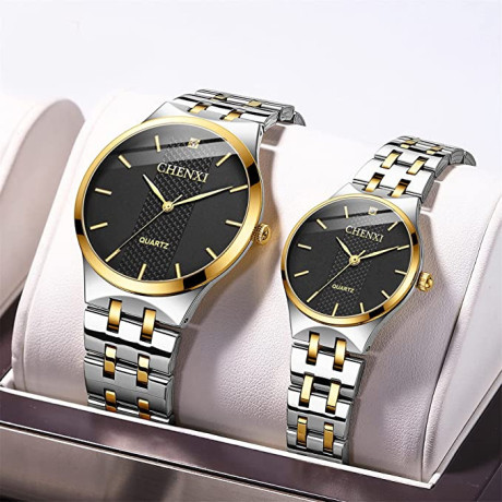 jewelrywe-luxury-couple-watches-gold-silver-tone-stainless-steel-quartz-calendar-wristwatch-rhinestone-his-and-her-watch-set-for-valentines-day-big-1