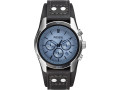 fossil-mens-coachman-stainless-steel-and-leather-casual-cuff-quartz-watch-small-0