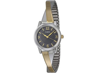 Timex Women's Stretch Bangle Crisscross 25mm Watch