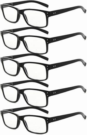 eyekepper-5-pack-men-vintage-reading-glasses-spring-hinges-includes-sunshine-readers-big-0