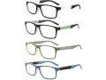 reading-glasses-blue-light-blocking-rectangular-eyeglasses-for-men-women-4-pairs-mix-color-readers-with-pouches-small-0