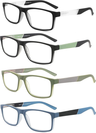 reading-glasses-blue-light-blocking-rectangular-eyeglasses-for-men-women-4-pairs-mix-color-readers-with-pouches-big-0