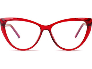 JIM HALO Cateye Blue Light Blocking Glasses for Women Spring Hinge Computer Glasses Reduce Eye Strain