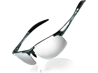 Duco Mens Sports Polarized Sunglasses UV Protection Driving Sunglasses for Men 100% UV400 Protection 8177s