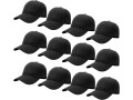 falari-wholesale-12-pack-baseball-cap-adjustable-size-plain-blank-solid-color-small-0