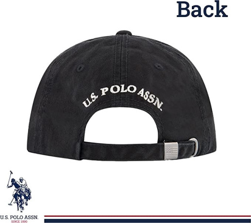 us-polo-assn-mens-mens-washed-twill-cotton-adjustable-baseball-hat-with-pony-logo-and-curved-brim-big-1