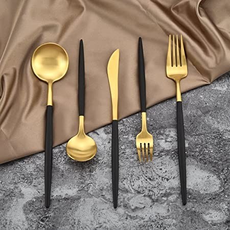 20-pieces-stainless-steel-cutlery-set-gold-black-flatware-set-big-1