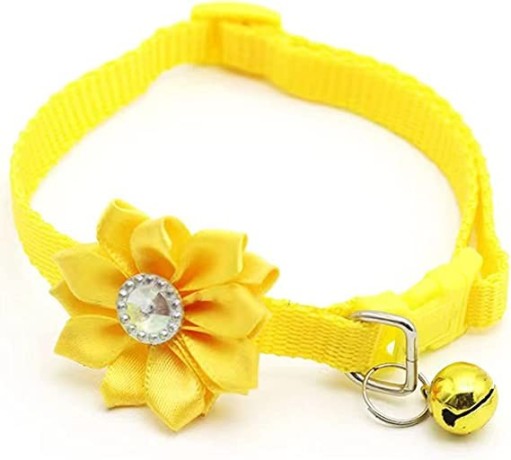 cat-collar-with-flower-rhinestone-kitty-necklace-for-puppy-dog-accessories-big-0