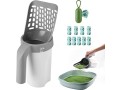 cat-litter-scooper-with-holder-cat-litter-shovel-with-waste-can-and-refill-135-bags-small-0