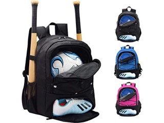 Rudmox Youth Baseball Bag Backpack, Soccer Bag,