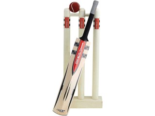 Grays NICOLLS Mini Cricket Bat, Stumps & Ball Set