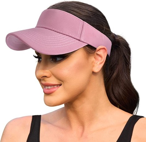 lades-sun-sports-visor-golf-beach-visor-cap-uv-protection-adjustable-hat-for-women-big-1