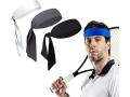 quickly-dry-sports-headbandninja-tennis-bandanatie-back-sweatband-for-men-small-0