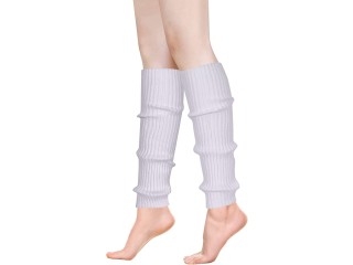 ONUPGO Leg Warmers for Women 80s Eighty's Party Junior Neon Ribbed Leg Warmers for Girls Fashion Winter Leg Long Socks