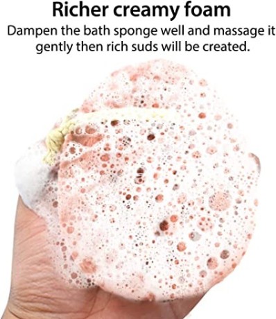 baimei-bath-sponge-sponge-loofah-body-scrubber-shower-pouf-cleaning-loofahs-sponge-shower-use-sponge-2pcs-big-0