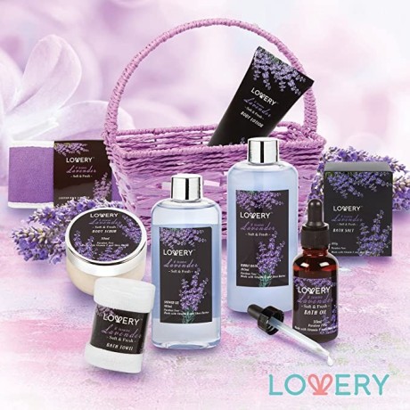 luxury-bath-body-set-for-women-men-lavender-scent-with-shower-gel-big-0