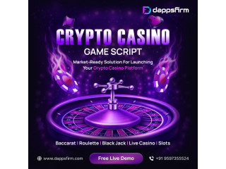 Enter the Crypto Casino Market Faster With Crypto Casino Script