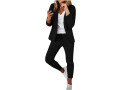 generic-womens-elegant-business-suit-set-trouser-suit-blazer-trousers-2-piece-suit-checked-two-piece-slim-fit-streetwear-festive-sporty-trouser-suit-small-0