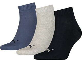 PUMA Men's Quarters Sports Socks, Pack of 6