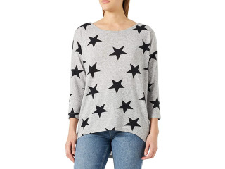 ONLY Female Top with 3/4-Length Sleeves, Printed