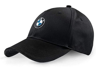 BMW 80162411103 Genuine Black Emblem Adjustable Cap Hat