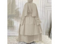 obeeii-womens-dubai-plain-cardigan-muslim-shiny-simple-modern-casual-long-dress-muslim-robe-with-hijab-small-2