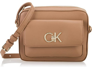 Calvin Klein Women's camera bag with flap RE-lock