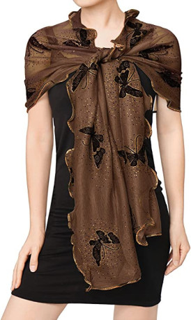 sourcingmap-women-shiny-butterfly-ruffle-semi-sheer-square-scarf-neckerchief-big-1