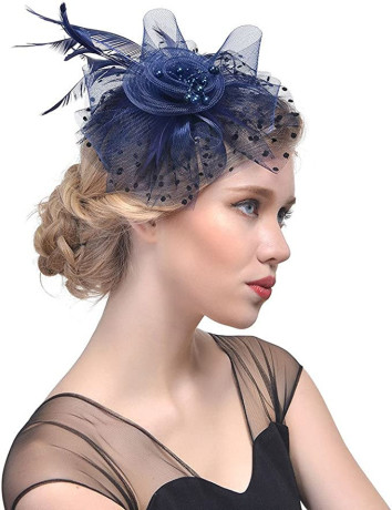 haitanguo-womens-flower-net-feather-veil-fascinator-hat-bridal-big-1