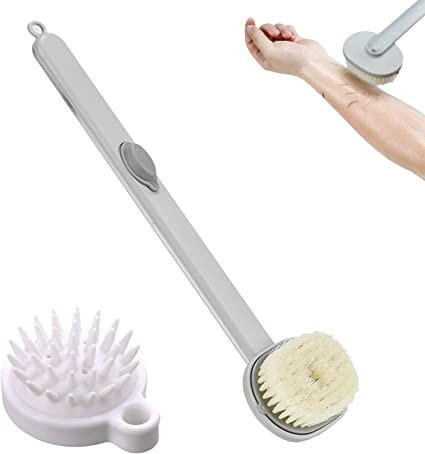 zxcvb-long-handle-detachable-bath-massager-brush-loofah-on-a-stick-back-scrubber-for-shower-with-scalp-massager-brush-big-0