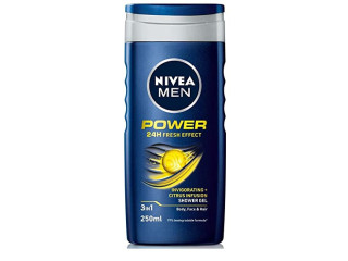 Nivea Men's Power Fresh Shower Gel Pack of 6 x 250 ml