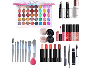 Makeup Set Teenager Women, Makeup Sets All In One Cosmetics Palette, Essential Starter Kit Eyeshadow Mascare Lipstick Eyeliner Makeup Tools