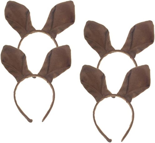 lurrose-pack-of-4-plush-kangaroo-ear-headbands-animal-ears-headbands-beautiful-hair-accessories-for-cosplay-halloween-christmas-party-festival-big-0